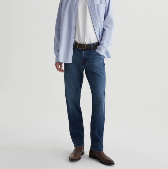 Ag Adriano Goldschmied The Graduate Tailored Leg Blue Denim Jeans Mens S… - Picture 1 of 14